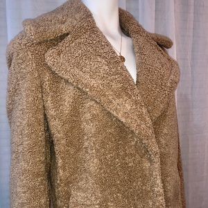 Reversible teddy coat